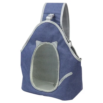 

Puppy Cats Outdoor Travel Front Backpack Foldable Mesh Sling Wear Resistant Portable Pet Carrier Small Dog Adjustable Strap