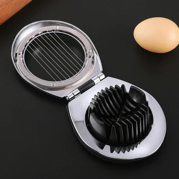 

Egg Cutter Egg Cut Egg Wedge Fruit Slice Strawberry Cheese Kitchen Tool Multifunctional Stainless Steel