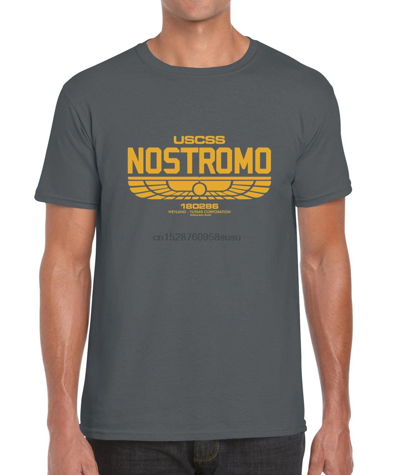 Nostromo Weyland-Utani Alien Classic Horror Sci-Fi Movie Inspired Graphic Shirt |
