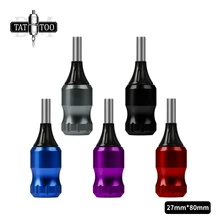 27 мм Регулируемый Картридж татуировки ручки удобные алюминиевый сплав татуировки Трубка для картриджа иглы с иглами