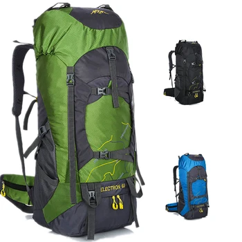

New 60L Large Capacity Camping Sports Bag Travel Bag Outdoor Bag Hiking Backpack Waterproof Scratch Resistant Multi Function Bag