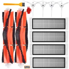 4 HEPA Filter + 4 Side Brush + 2 Main Brush for Xi