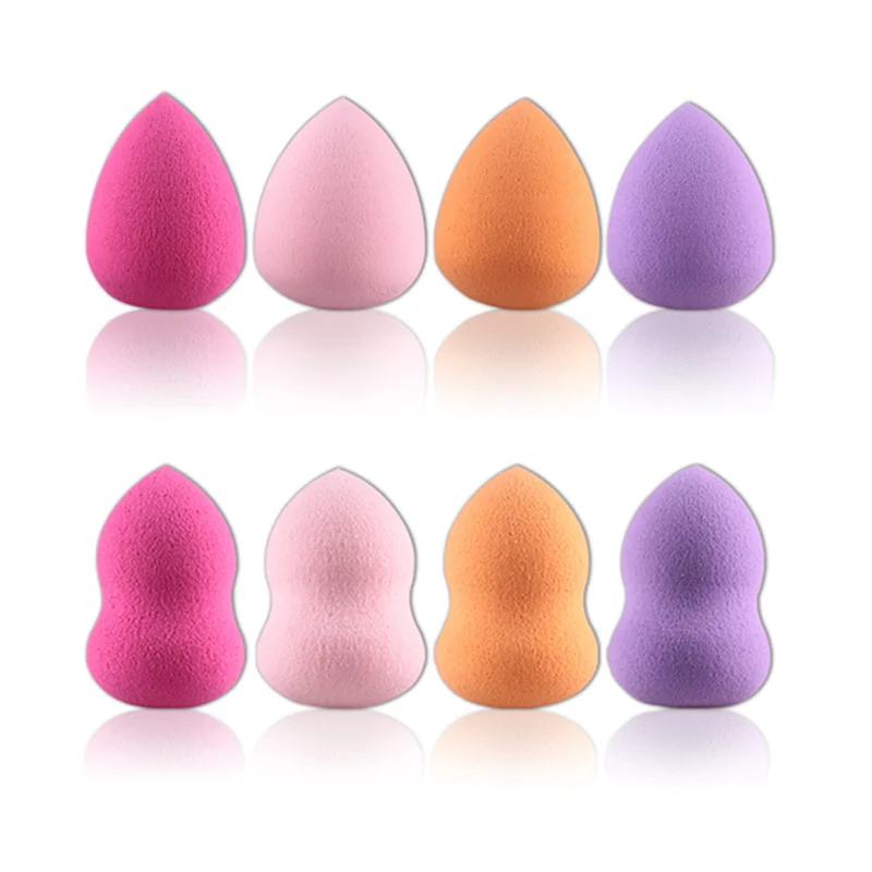 

4 Pcs/set Mini Soft Makeup Sponge Puff Face Nose Facial Foundation Base Liquid Powder Blending Two Shape Beauty Cosmetic Tools
