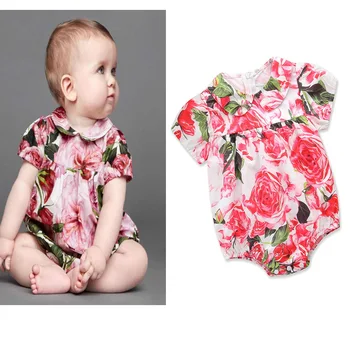 

Girls Clothes 2020 Summer Bag Fart Short-sleeved Girl Baby Romper Thin Section Triangle Hammock Newborn Baby One-piece Clothes