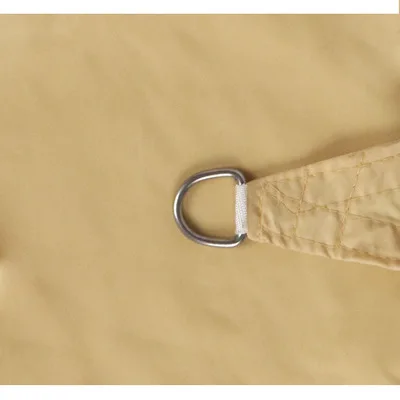 D SAND YELLOW Tewango Водонепроницаемый Защита от солнца 3,6X3,6X3,6 м треугольник УФ-блок открытый патио навес Портативный Кемпинг Пикник ткань - Цвет: D SAND YELLOW
