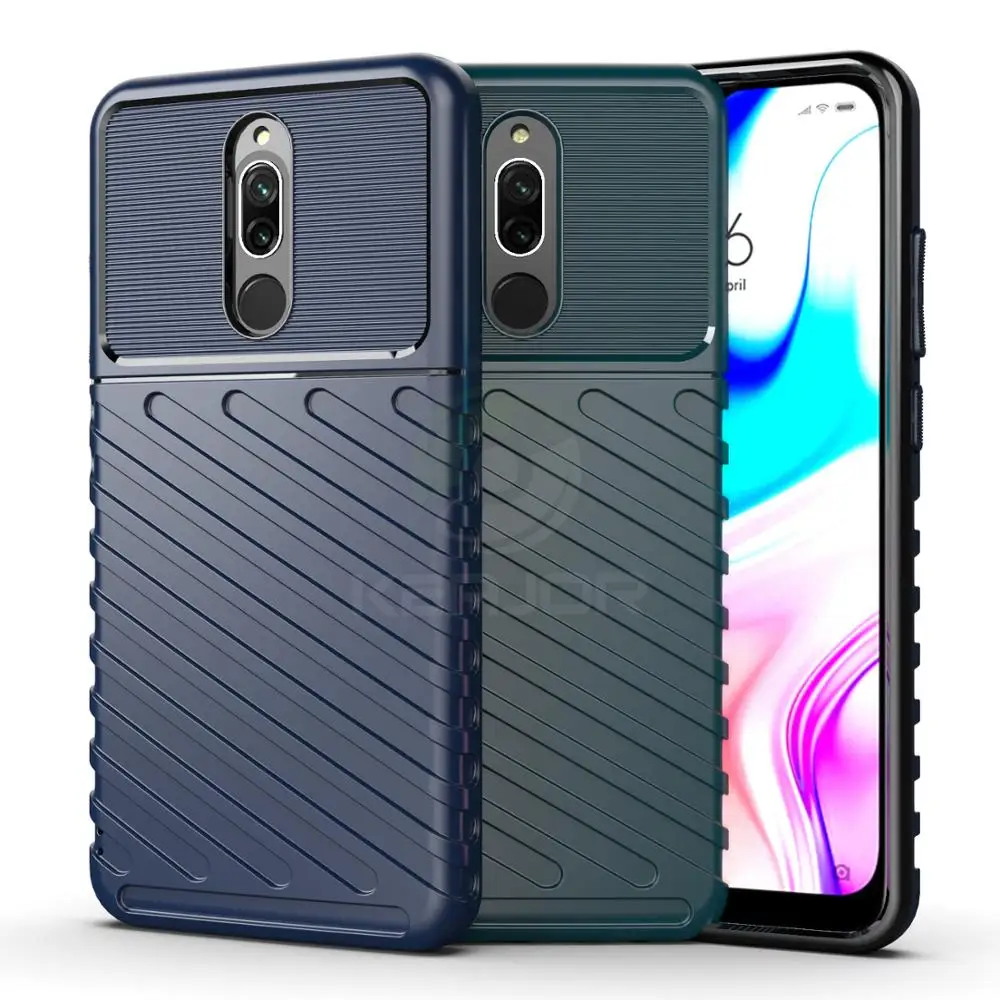 Shockproof Amor Case For Xiaomi Redmi 8 A Cover Silicone Bumper Shell Back On 8A Global Coque |