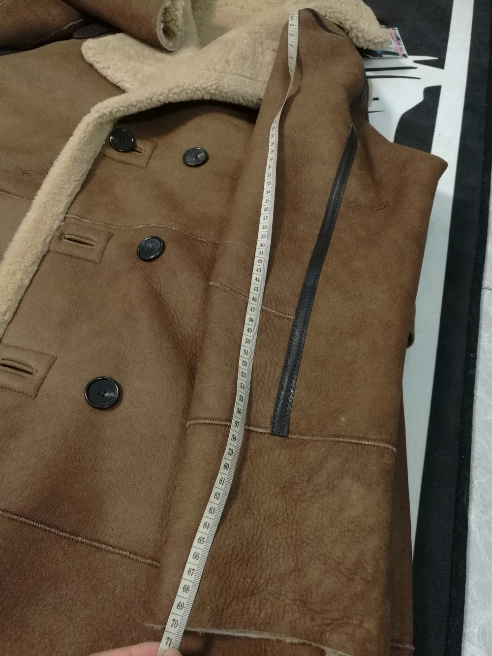 Hb4671319f69c442797ba14aafd520afbG Fashion Real Sheepskin Fur Coat Genuine Leather Male Formal Winter Long Thick Jacket Sheepskin Shearling Men Fur Coffee Coat 4XL