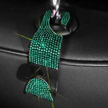 

Accessories Hanger Replacement Back Seat Hook Crystal Handbag Headrest