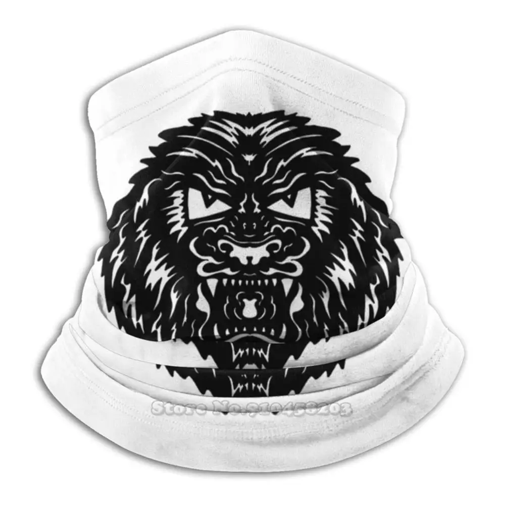 L? We-Lion-черно-белая повязка на шею из микрофибры бандана шарф маска для лица Мы Лев