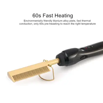 

Quick Electric Straightener Multifunctional Hair Comb Styling Tool U1JE