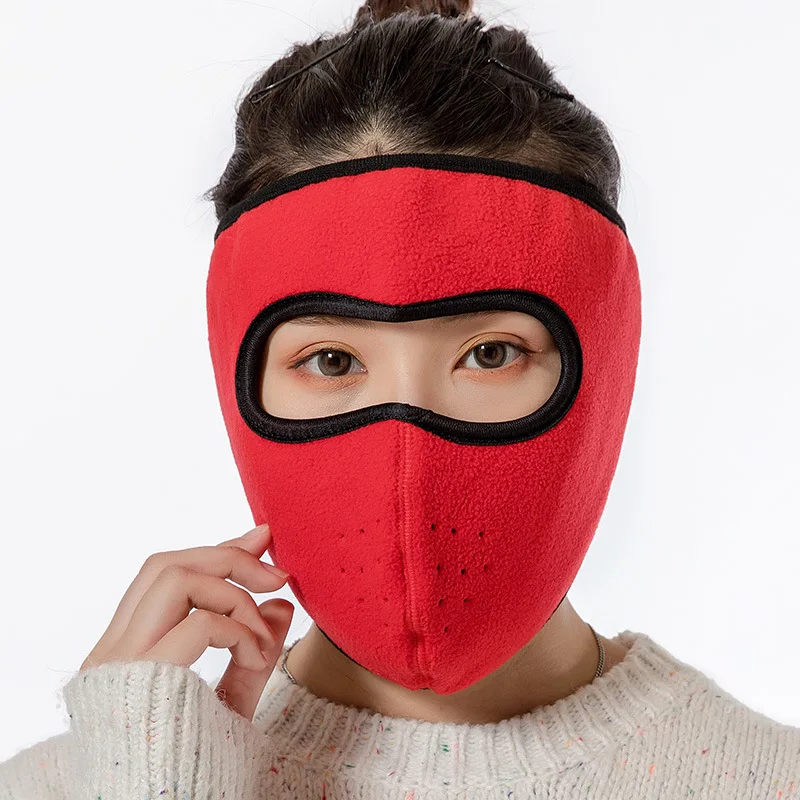 Зимняя теплая маска для лица мотоциклетная маска для верховой езды Лыжная маска для сноуборда полулицевая маска 2 в 1 Балаклава маски для женщин и мужчин