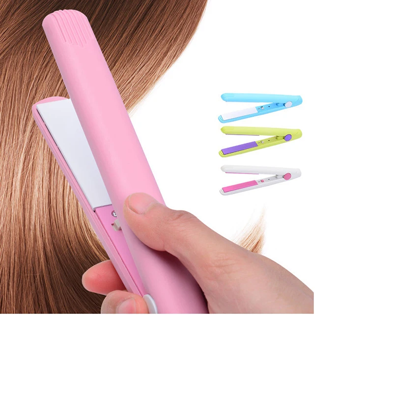Мини-локоны для выпрямления волос, розовый керамический утюжок для завивки волос, утюжок для укладки волос, инструменты для наращивания волос, инструмент для моделирования