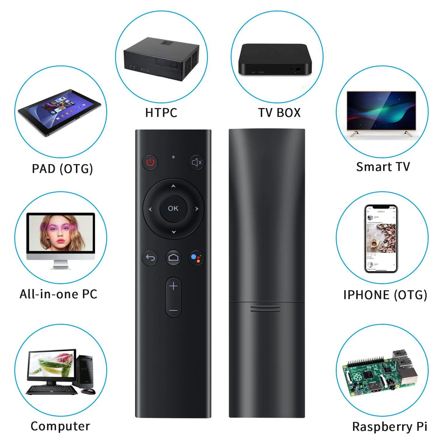 Q8 Bluetooth голосовой пульт дистанционного управления Беспроводная клавиатура Air mouse новая версия для ТВ сетевая приставка