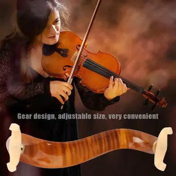 

Durable Violin Shoulder Rest Padded Maple Wood Violin Shoulder Rest Comfortable for 3/4 4/4 Full Size Violin Accessories