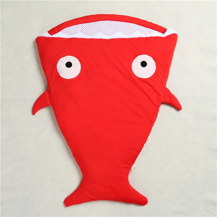 Спальный мешок CALOFE для младенцев, спальный мешок в форме акулы, спальный мешок с героями мультфильмов, осенне-зимний хлопковый спальный мешок для новорожденных, креативные подарки