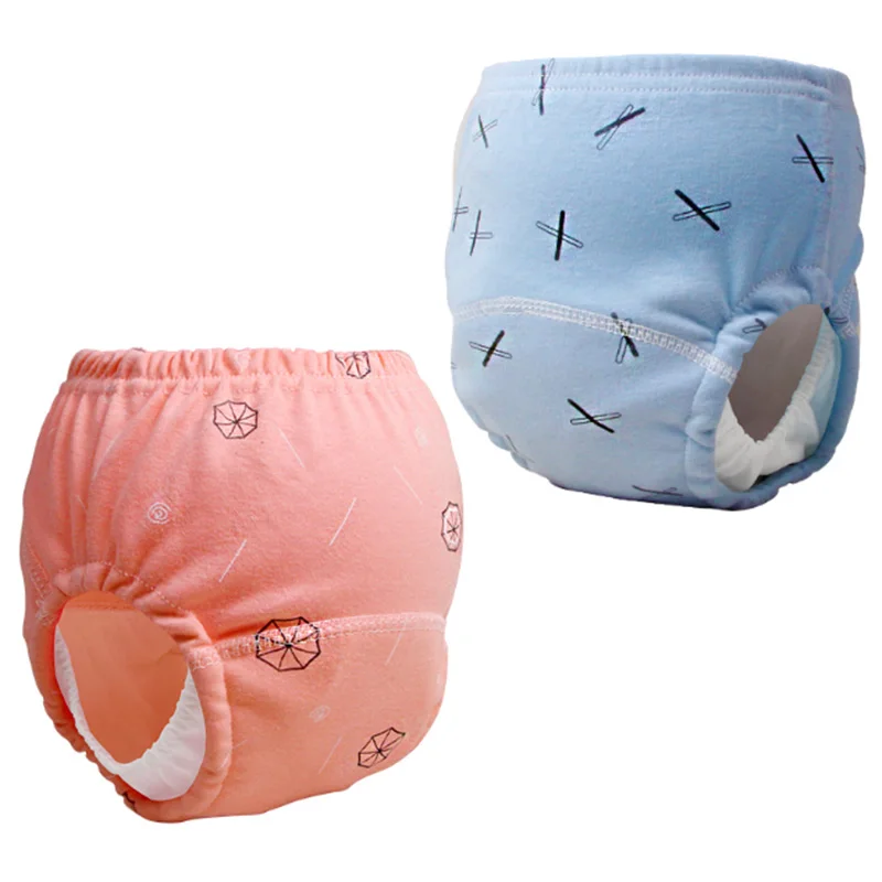 Baby Potty Training Pants Toilet Diapers Infant Toddler Nappies Cover for Boys Girls Reusable Washable Cotton Underwear Panties |