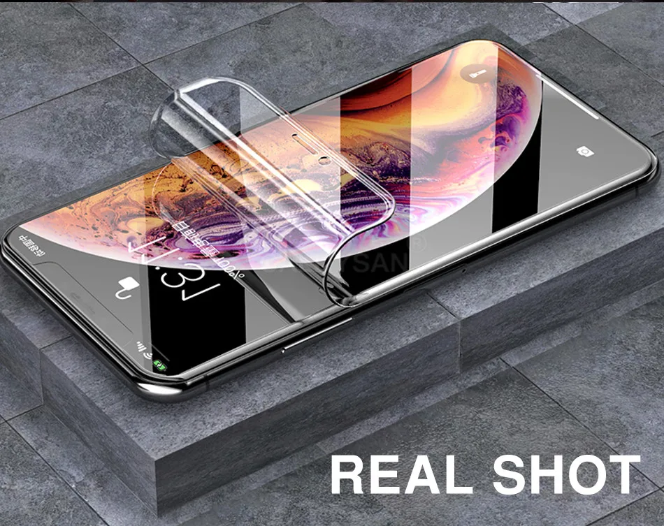 3 шт. 100D Защитная Гидрогелевая пленка для IPhone 8 7 6 6s Plus Защита экрана для IPhone XR XS Max X полное покрытие Гидрогелевая пленка
