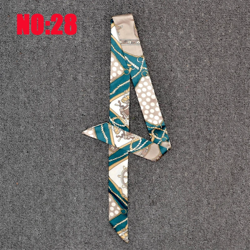 number 28 Shsby дамы цветок ткань, ремешки для часов для женщин шелковый шарф для девочек Головные уборы украшения сумок плетенном браслете ручки для сумки из натуральной кожи № 3 - Цвет ремешка: number 28