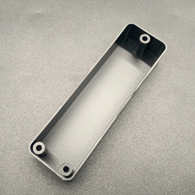 20Pcs 3 Hole Electric Bass Pickup Sealed Cover Solid ABS Pickup Cover 100/108.5x32x20.1mm Black