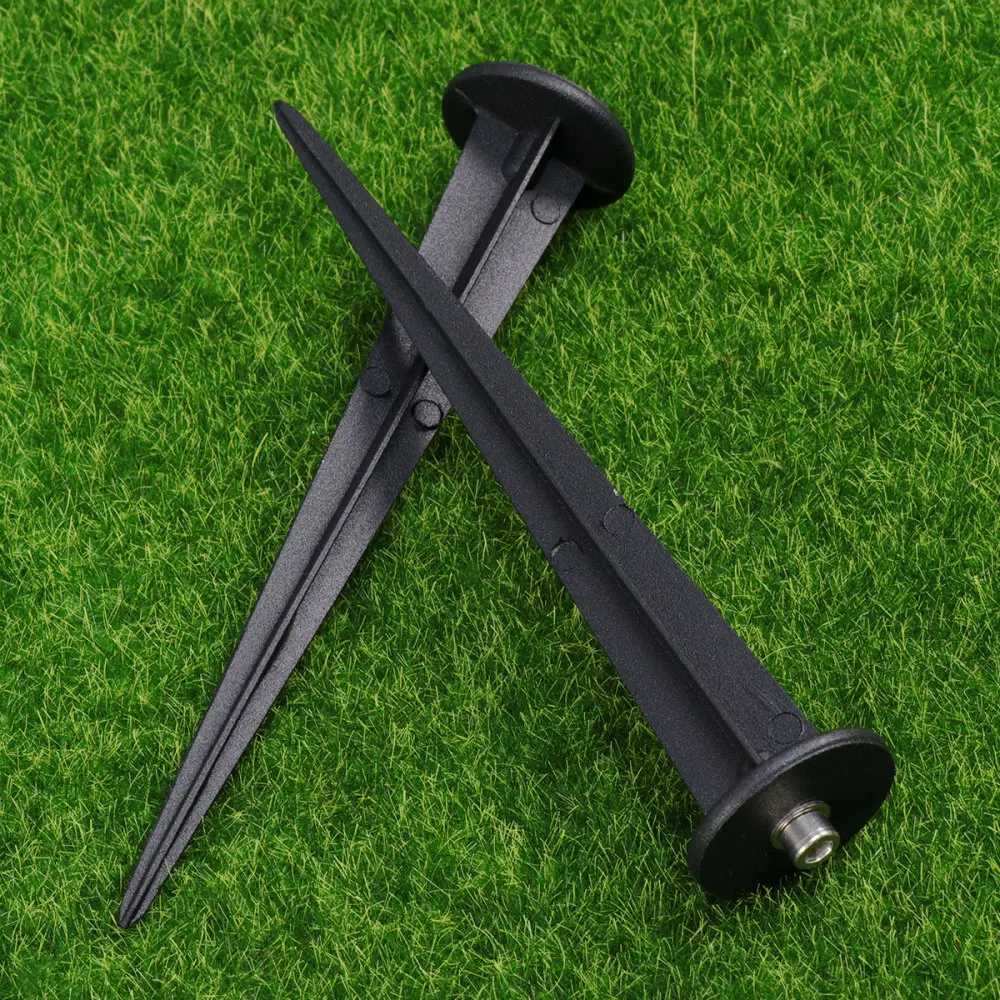 Solar Lawn Lights Stakes Ground Lights Spikes Light Solar Lawn Lamp Garden Spike Landscapereplacement Lamps Outdoor Torch Led Plug Alloymini
