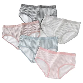 

3 Pcs / Set Underwear Women Cotton Panties Women's Panties Comfort Underpants Fashion Briefs For Woman Sexy Low-Rise Pants