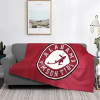 Alabama Mask Fashion Soft Warm Flannel Blanket Football Trendy Cute Sports Tumblr 1