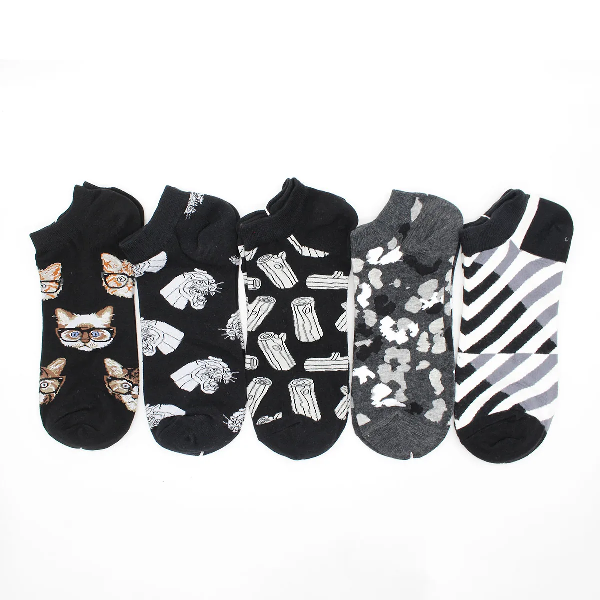 5 Pairs Novelty Funny Casual Ankle Socks Fashion Colorful Harajuku Grid Space Cotton Men Socks Happy Men Socks Size EU39-46 5 Pairs Novelty Funny Casual Ankle Socks Fashion Colorful Harajuku Grid Space Cotton Men Socks Happy Men Socks Size EU39-46