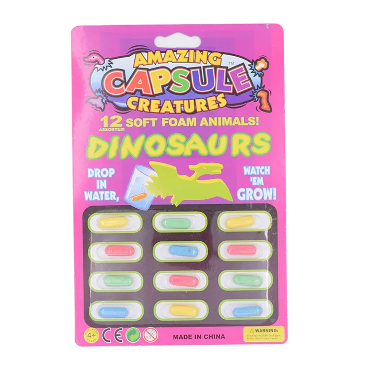 Новые Волшебные мягкие игрушки для детей из ЭВА, Обучающие Игрушки для раннего возраста, детские игрушки с динозавром из мультфильма, Игрушки для ванны, капсула для выращивания - Цвет: Purple