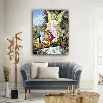 

DIY colorings pictures by numbers with The virgin and the children picture drawing Relief painting by numbers framed Home