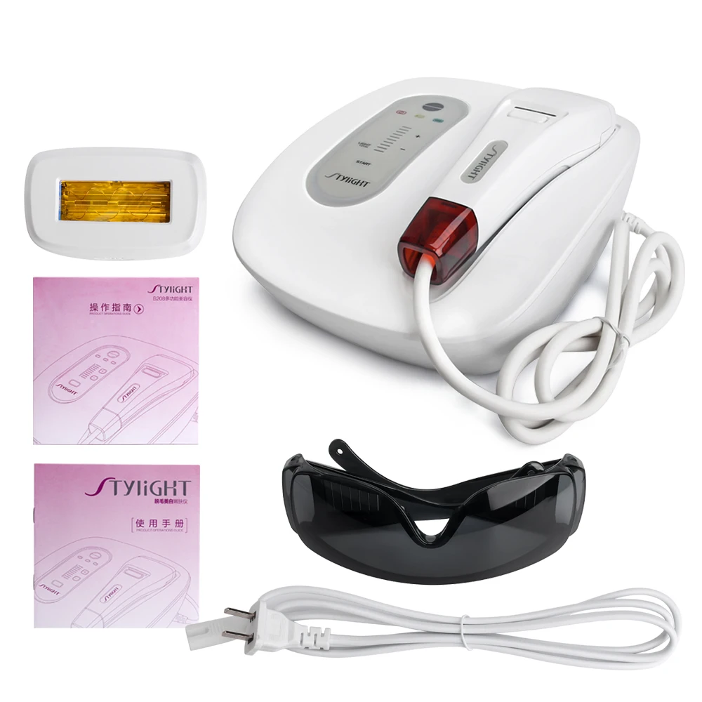 

Beauty Machine Home permanent SHR Depilacion Skin Tightening Machine with 2 heads Powerful Elight IPL use hair removal machine