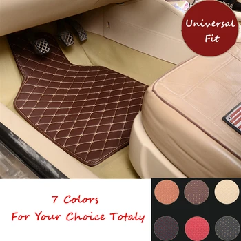 

4pcs Universal car floor mats leather for Acura all models MDX RDX ZDX RL TL TLX CDX TLX-L 2010-11-12-13-14-15-16-17-2021