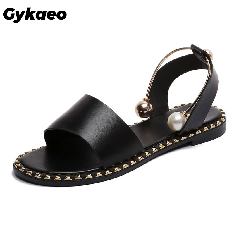 Сандалии Gykaeo женские на платформе повседневные уличные босоножки пляжная обувь