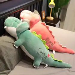 80-180 см 2 узора большой мягкий крокодил плюшевая игрушка набивная полагающаяся кукла "крокодил" детская подушка для сна эластичная гладкая