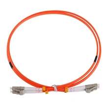 1M Jumper Cable Duplex Multimode LC-LC LC To LC Fiber Optic Optical Patch Cord