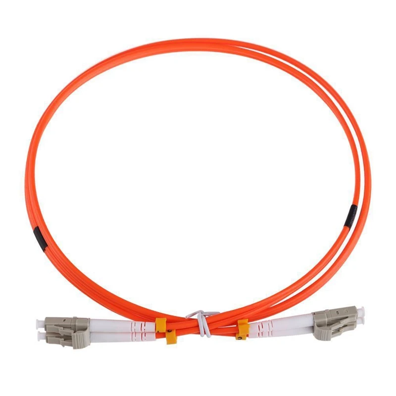 

1M Jumper Cable Duplex Multimode LC-LC LC To LC Fiber Optic Optical Patch Cord