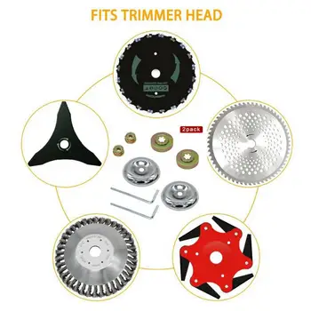 

Brush Cutter Blade Kit Lawnmower-Blade Adapter Kit String Trimmer Brush Cutter Part Mower Accessories Home Garden Supply