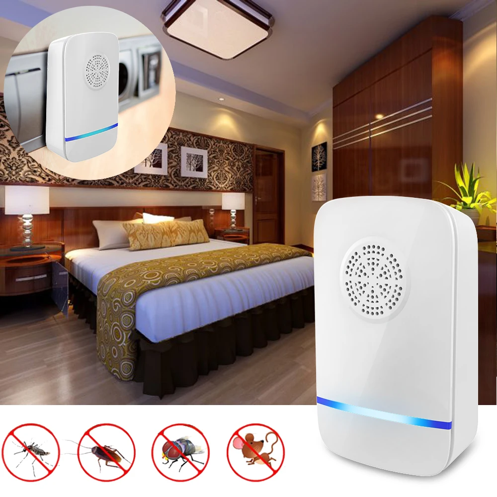 2 pcs  mosquito killer Ultrasonic mosquito repellents pest repeller electronic control repellents for Pest Rejector
