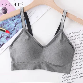 

2020 Tube Top Fashion Women's Seamless Camis Bra Top Solid Color Cover Sports Bra Ladies Lingerie Feminina Mujer топ женский