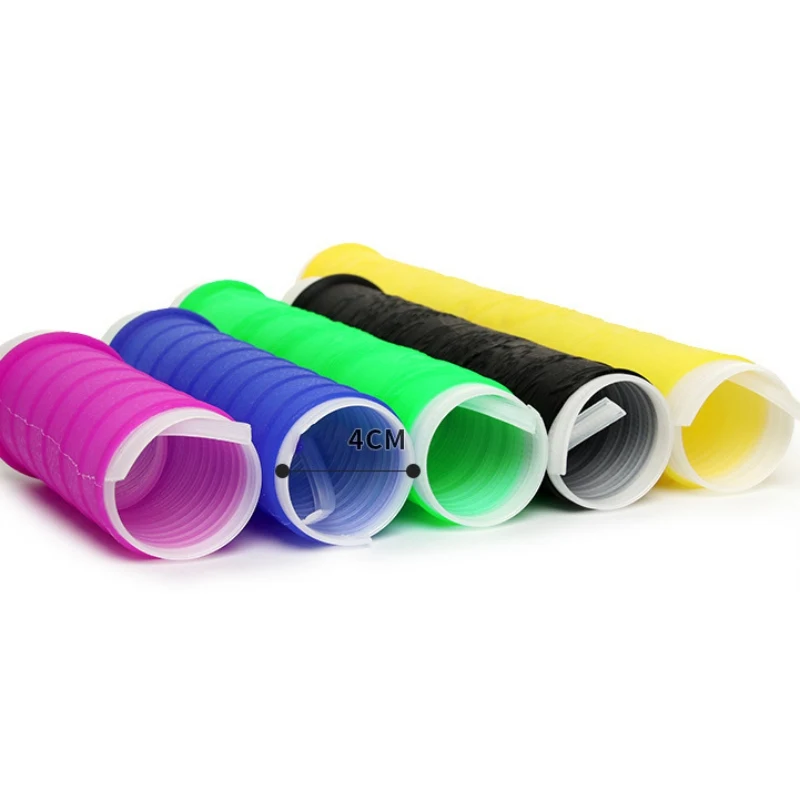 Противоскользящий защитный силикагель рыболовный прутик с ручкой рукав крышка куртка снасти изоляционная втулка крышка обертывание рыболовные аксессуары