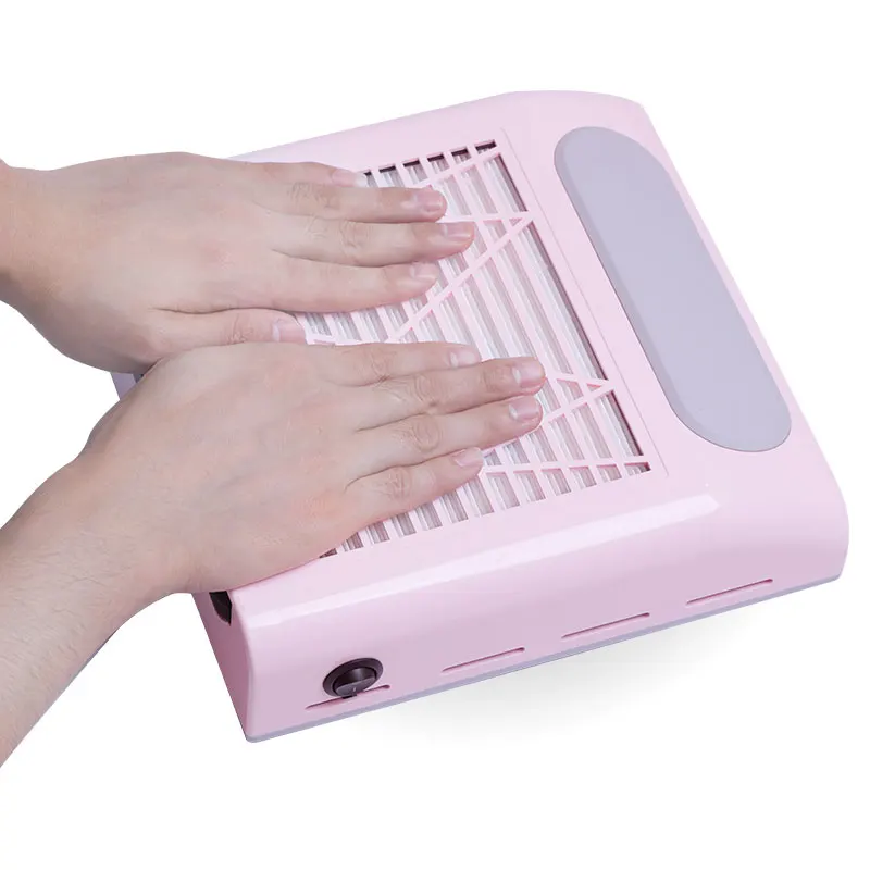 Online 80W Neue Starke Leistung Nagel Staub kollektor Nagel Fan Art Salon Saug Staub Collector Maschine Staubsauger Fan