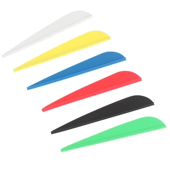 

12pcs Arrow Feather Rubber 3 Inch Feather DIY Arrow Vanes Archery Hunting Shooting Accessories