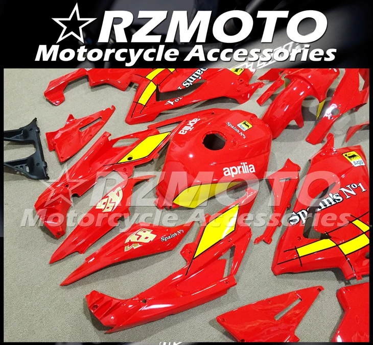 Инъекций ABS Полный обтекатели Наборы подходит для Aprilia RS125 2006 2007 2008 2009 2010 2011 06 07 08 09 10 11 Боди Набор номер 48