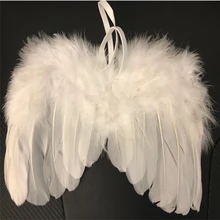 Детская повязка на голову с крыльями для новорожденных; костюм милой феи; вязаные мягкие перья; Крылья Ангела; реквизит для фотосессии; Новое поступление; одежда для маленьких девочек и мальчиков