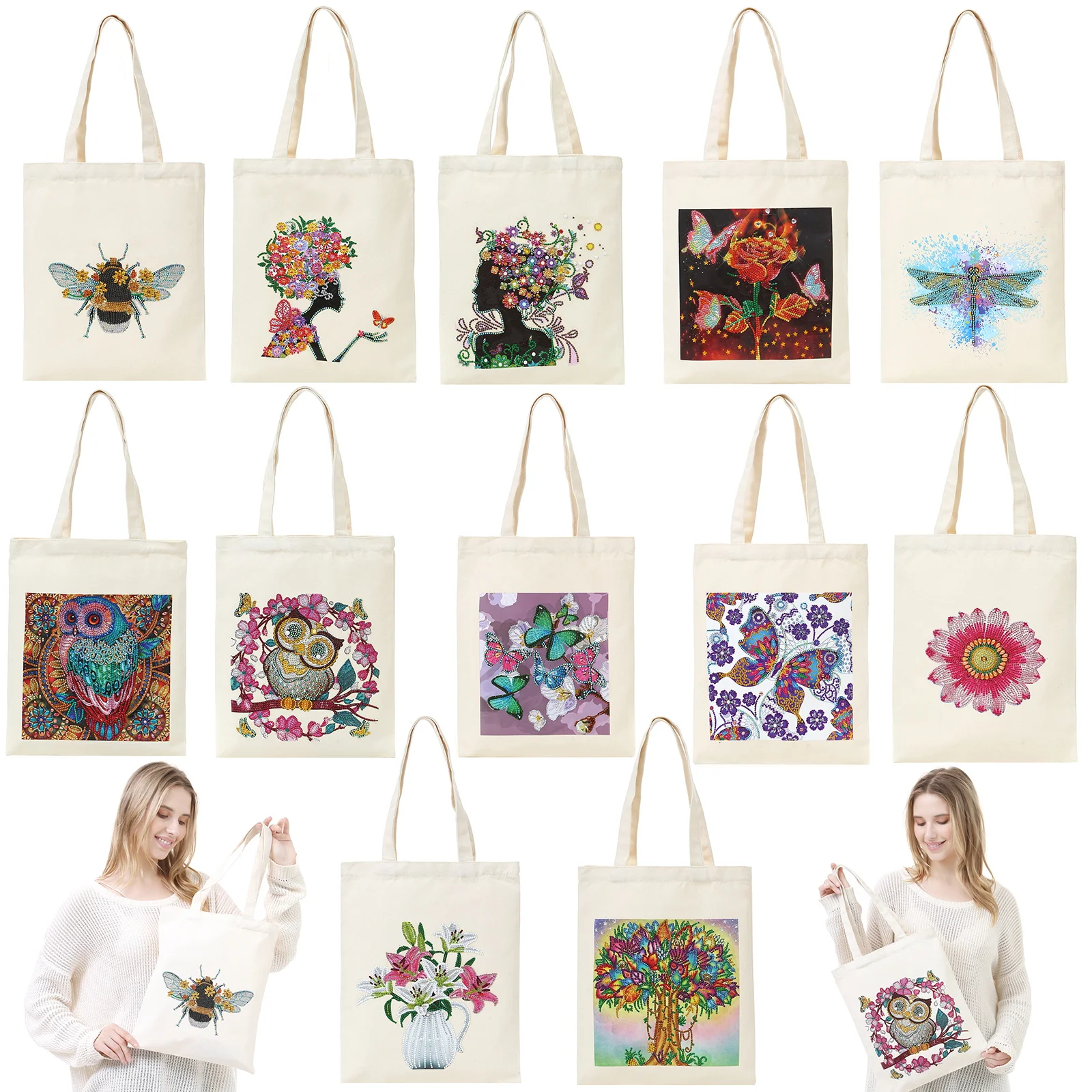 Diamond Art Painting Bags Diamond Painting Tote Bag Diamond
