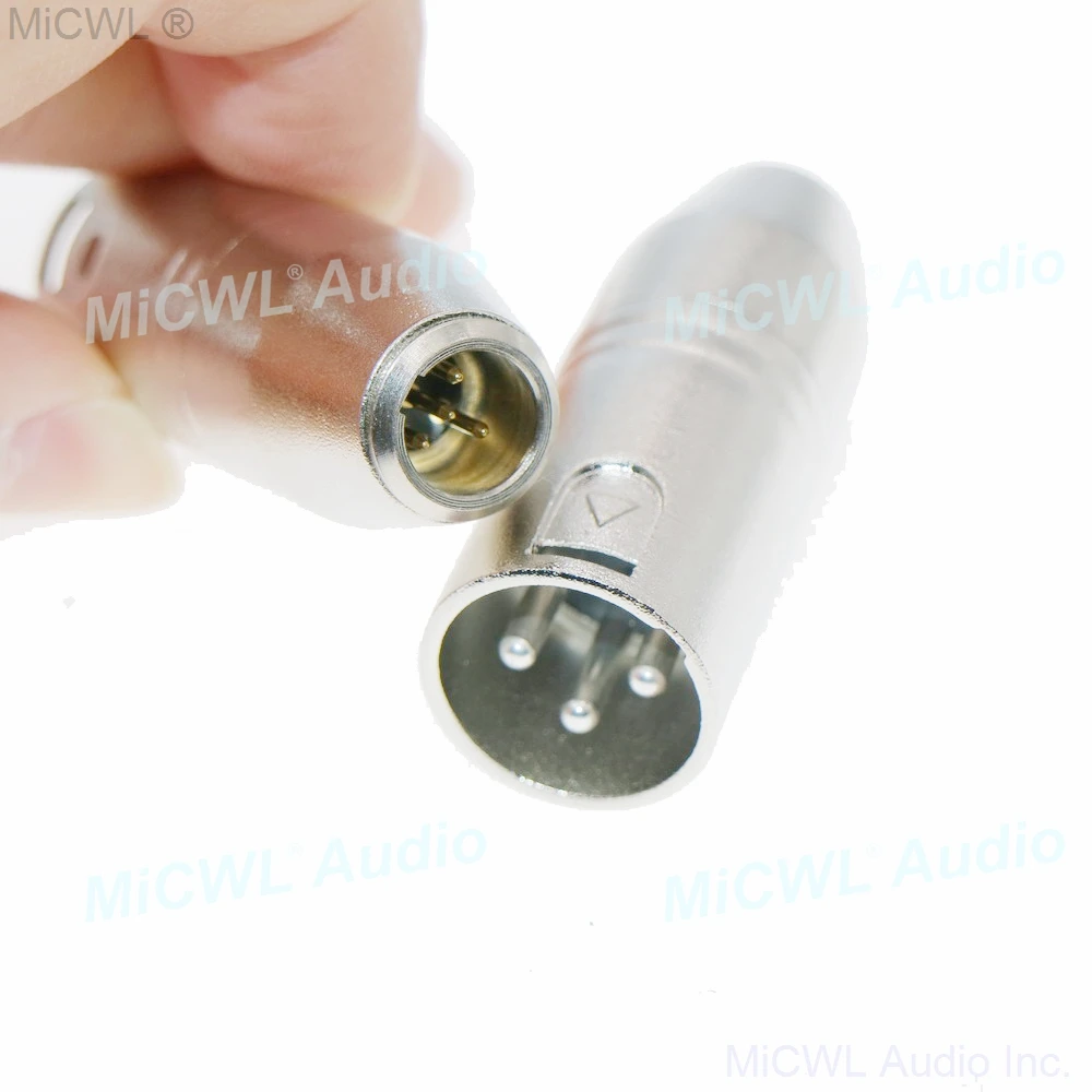 Pro адаптер Sennheiser 3 5 мм штекер с XLR 3Pin mini Shure 4Pin AKG 3in на гнездовой разъем