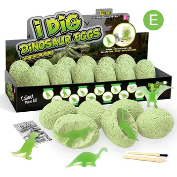 

Dinosaur Eggs Excavation Kits Paleontology Toys for Kids Easter Party Archaeology Educational Science STEM Toys Birthday Gift