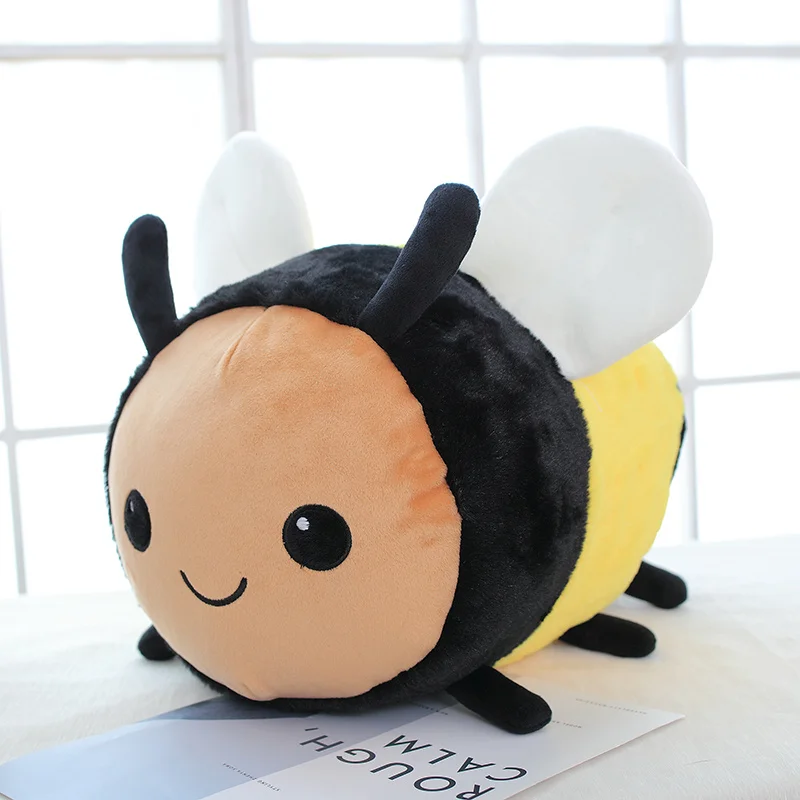 Kawaii Bee Honeybee Plush Toys Stuffed Animals Doll Cushions Baby Kids  Children Girls Boys Cute Birthday Gifts Home Room Decor