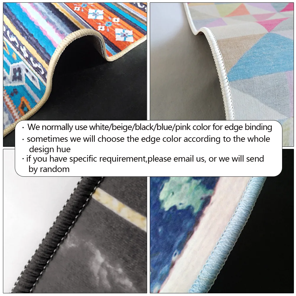 Bubble Kiss Carpet For Living Room Non-Slip Customizable Abstract Oil Painting Pattern Nordic Modern Home Carpet Room Decoration