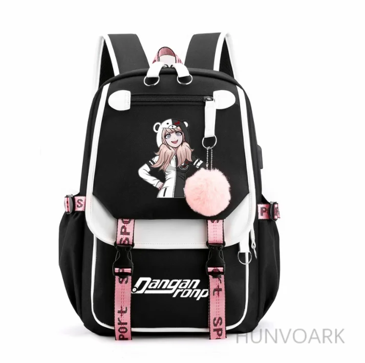 Danganronpa Ouma Kokichi Backpack School Bags Bookbag Cosplay Anime Game Travel Casual Laptop Shoulder Rucksack | Багаж и сумки