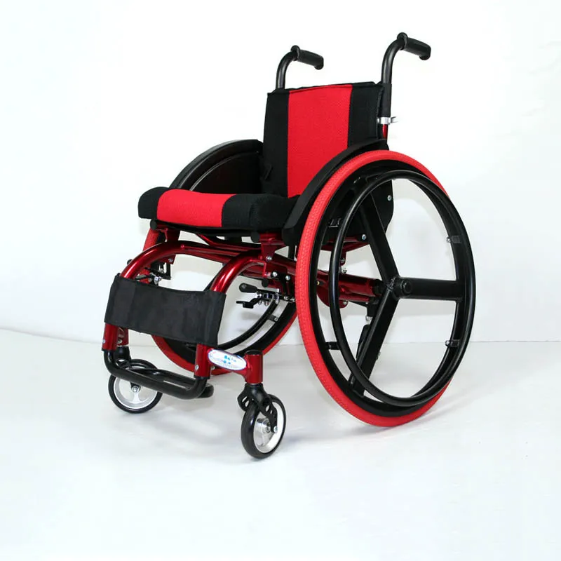 Sports Wheelchair Fast Folding Disabled Old People Fashionable Walk Chair Leisure Wheelchair Folding Portable Aluminum Wheel